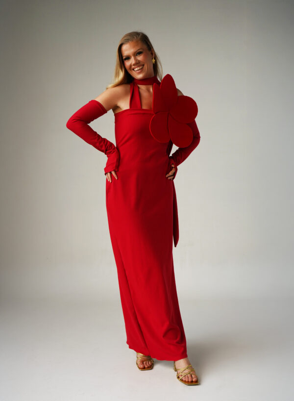 Red Dress Long